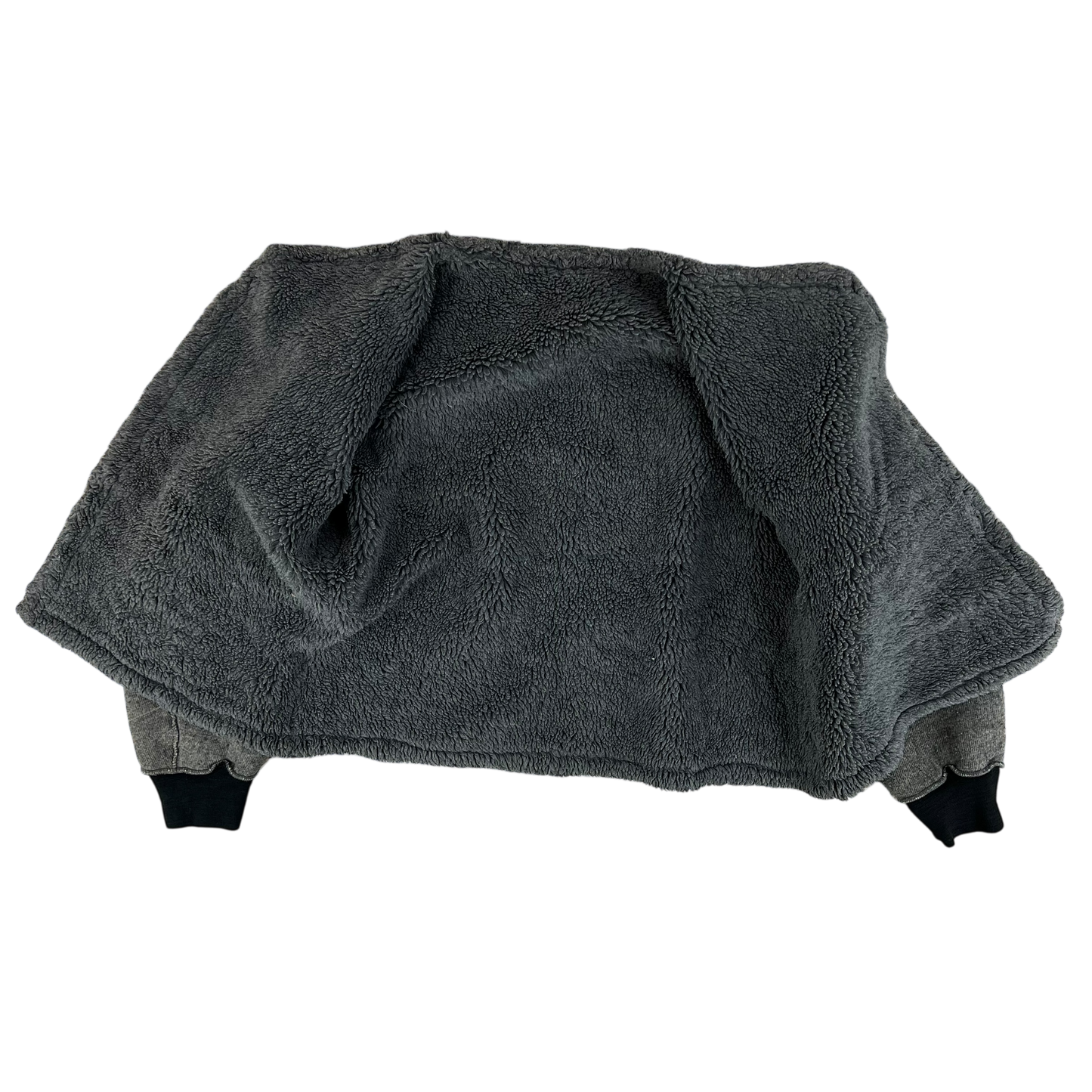 Czechoslovak Army Faux Fur Jacket Liner Cardigan M85 - Large