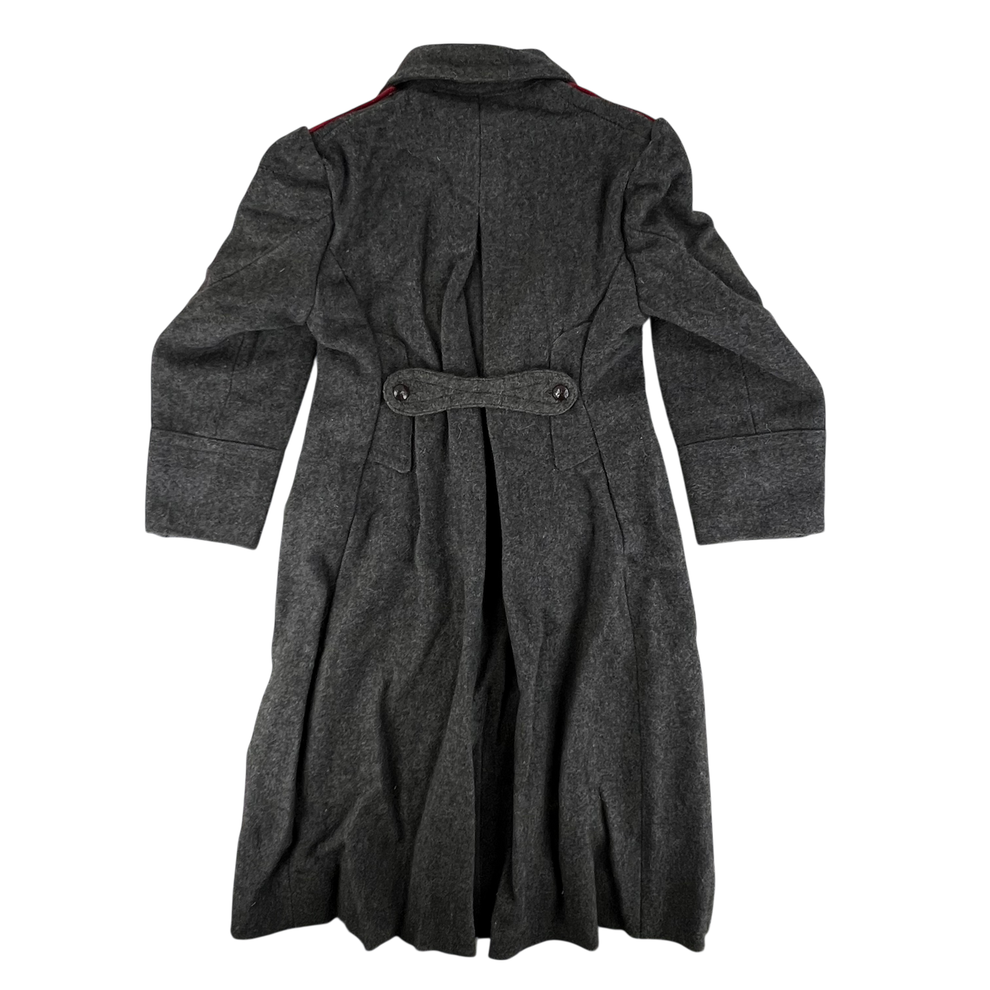 Bulgarian People's Army 50s Grey Wool Greatcoat - Medium