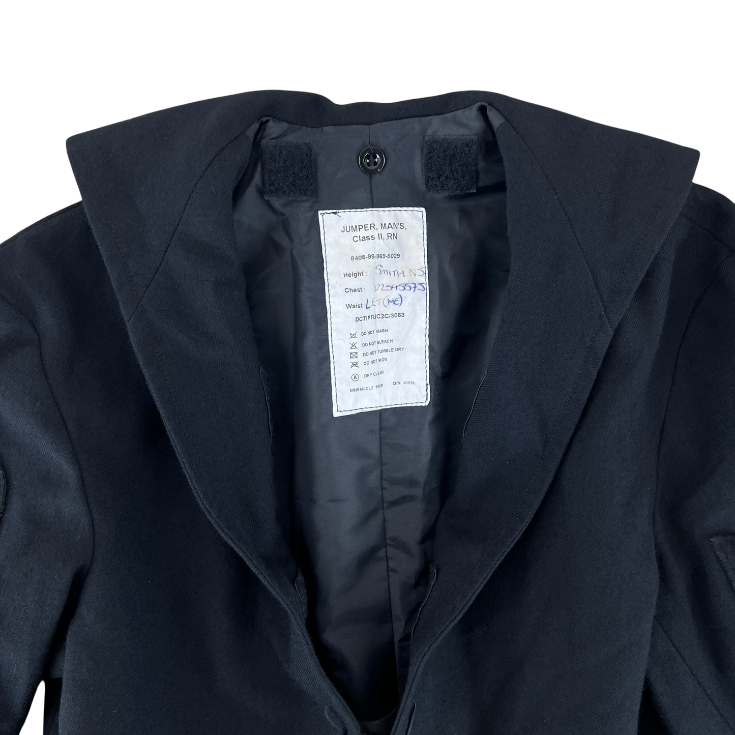 British Royal Navy Class II Jumper Sailor's Top - Medium 100R