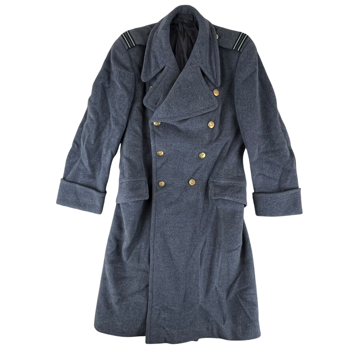 British RAF 50's "Crombie" Wool Greatcoat - Medium