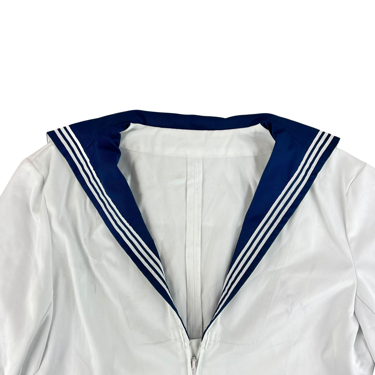 British Royal Navy Class II White Jumper Sailor's Top - Large 182/104
