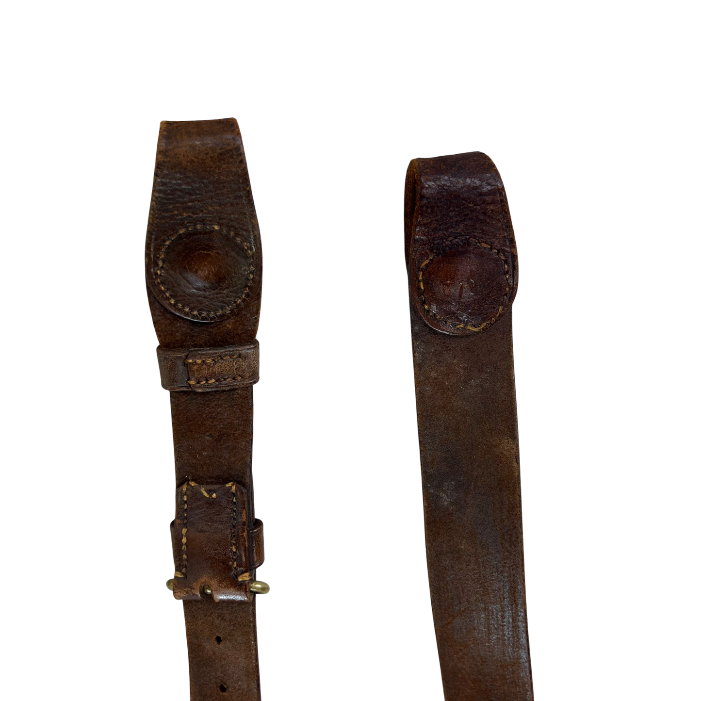 British Army Oxblood Leather Sam Browne Belt Shoulder Strap - L37