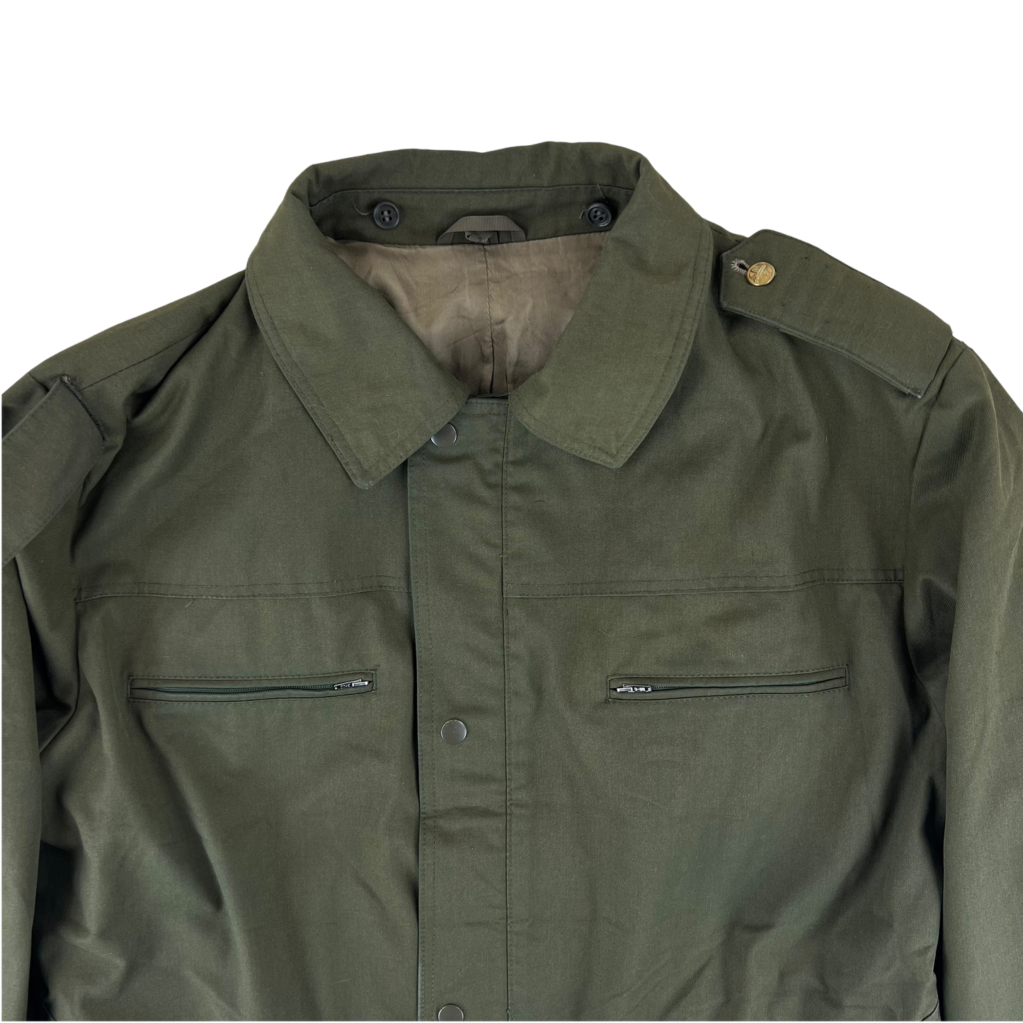 Czechoslovak Army M85 Guard's Coat Olive Green - X Large