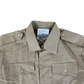 British Army Mens Fawn Cotton Shirt Long Sleeve - Large C42