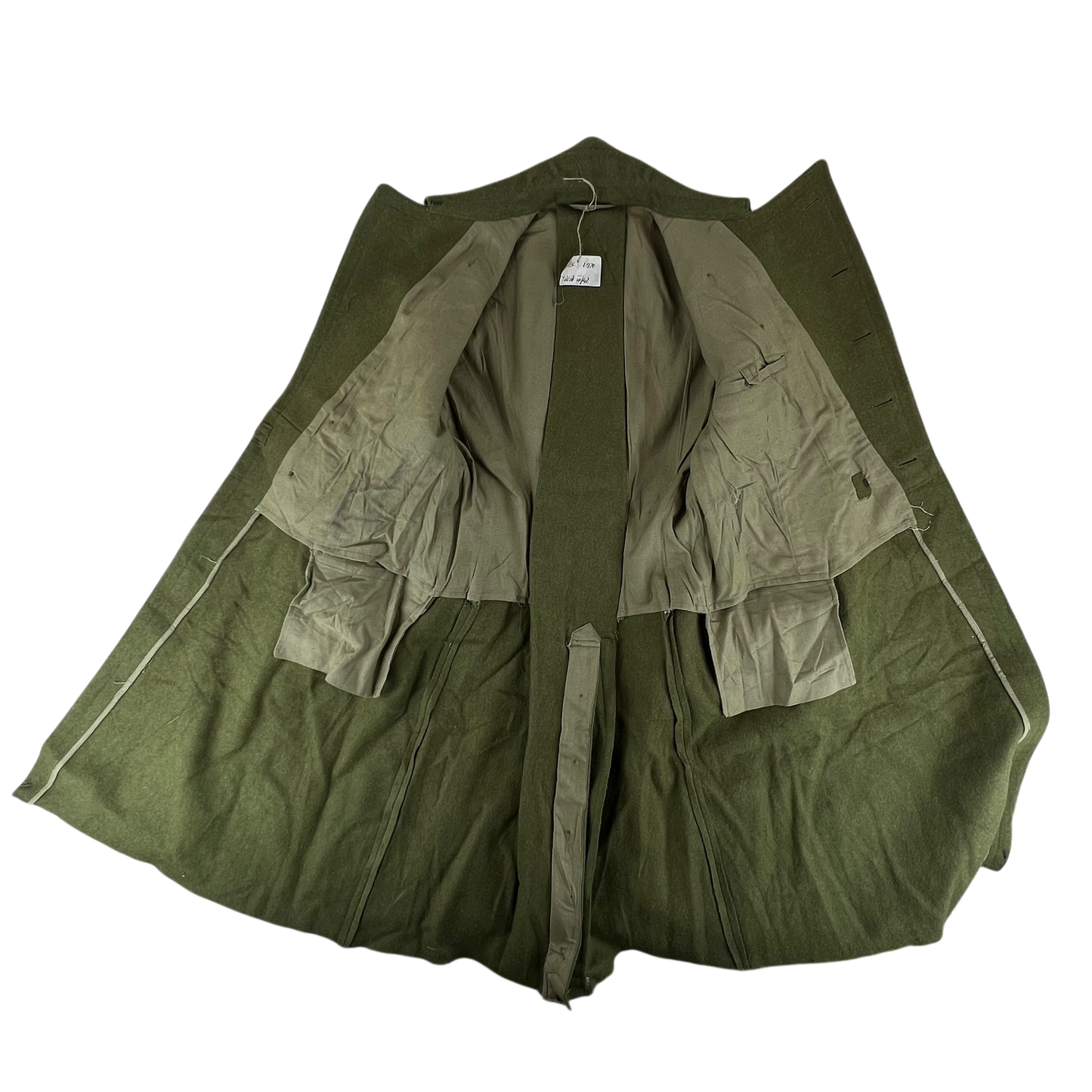 Romanian People's Army Khaki Wool Greatcoat - Medium