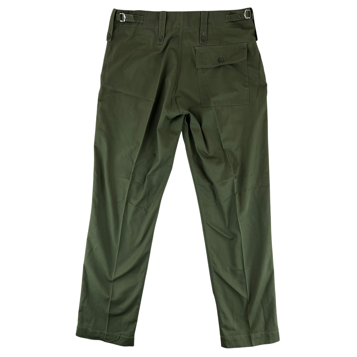 British Army Olive Green Fatigue Work Trousers - W37 L33.5