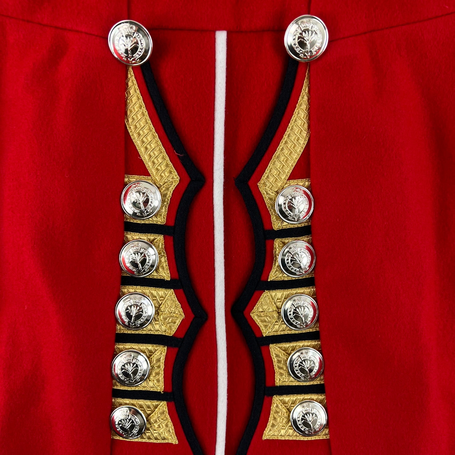 British Army CQMS & Sergeants Bandsman's Tunic Jacket w/ Wings - Welsh Guards - Medium