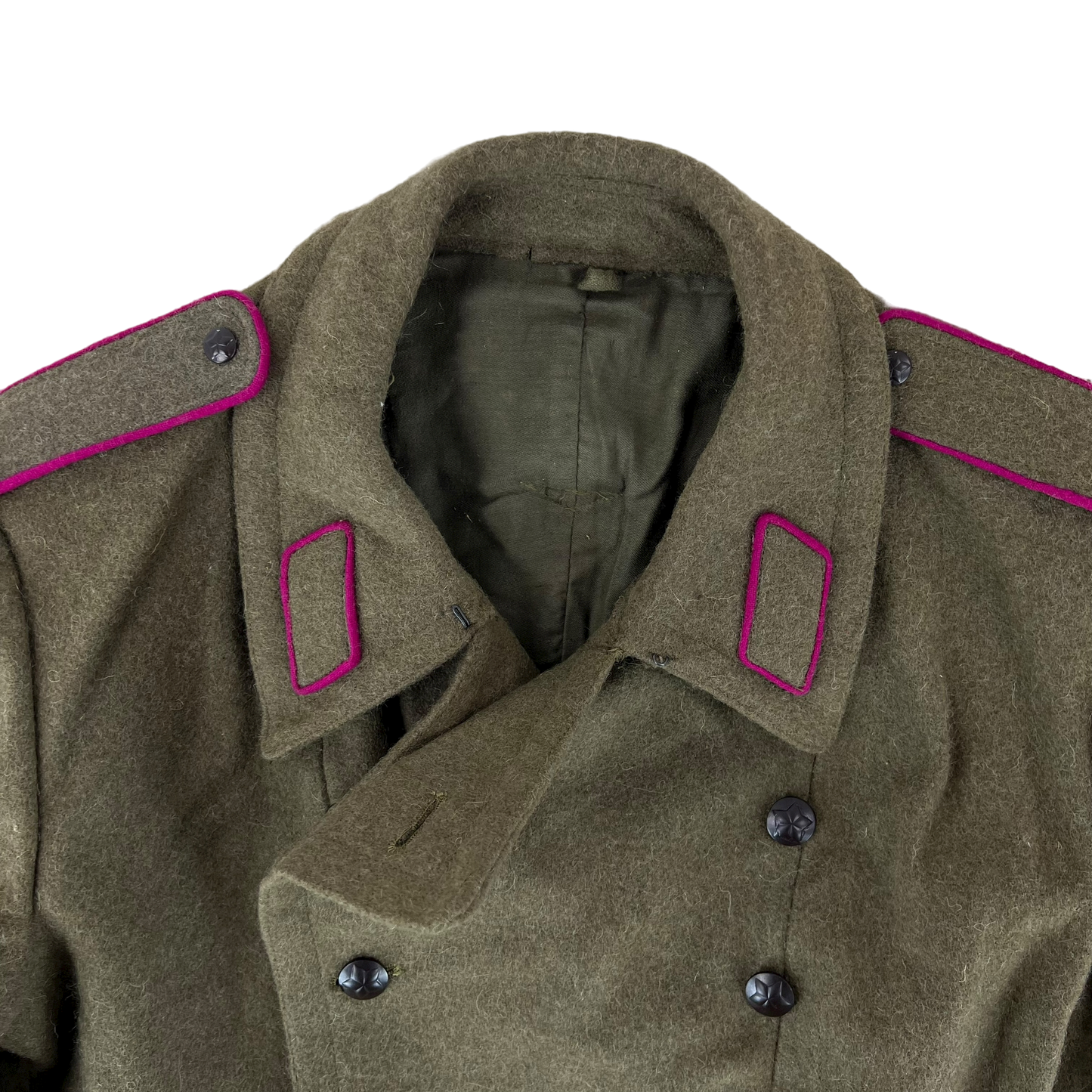 Bulgarian People's Army Khaki Wool Greatcoat - Large