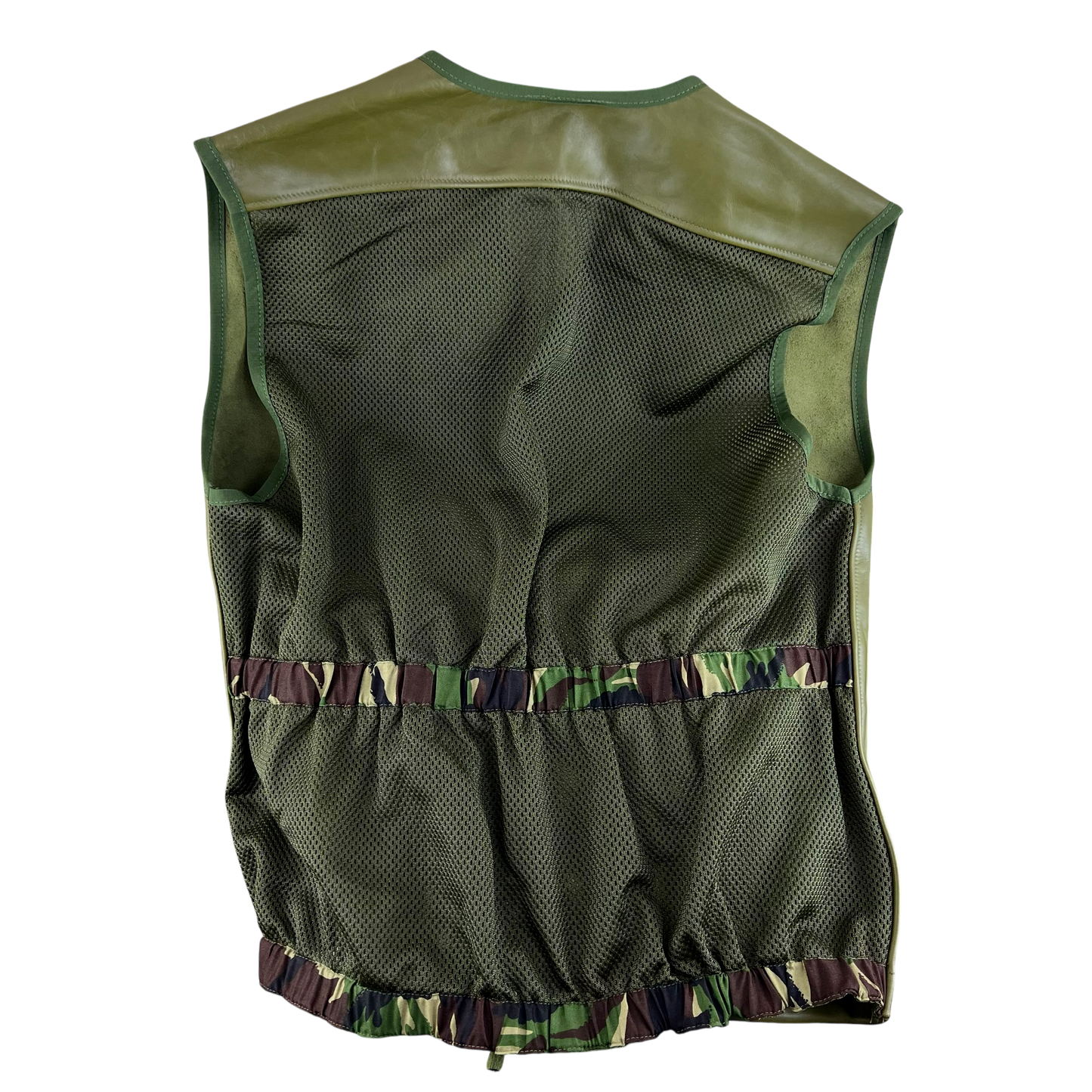 British Army Protective Leather Jerkin Vest - Large 180/104
