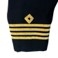 British Royal Navy 70s Dress Jacket - Royal Fleet Auxiliary - Large