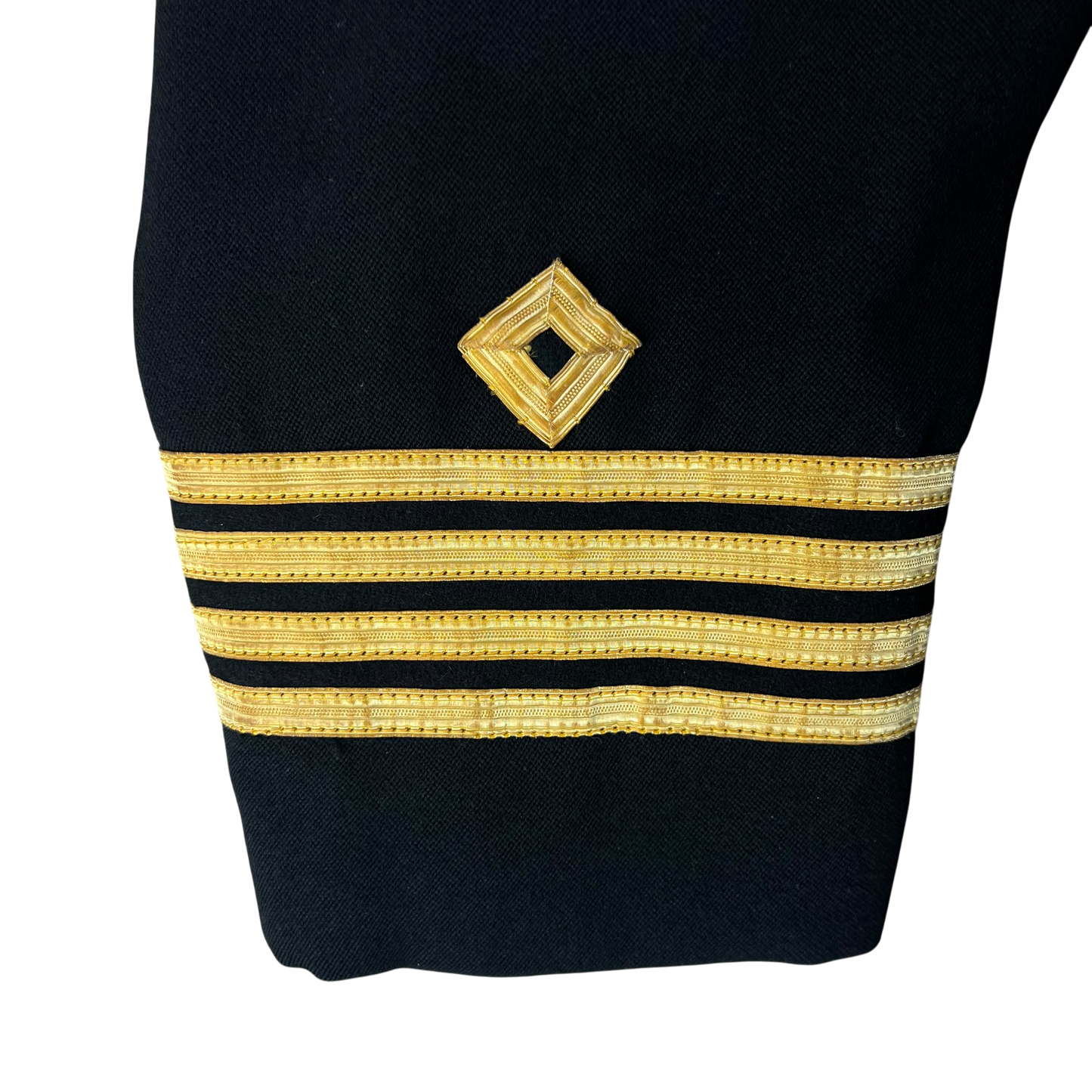 British Royal Navy 70s Dress Jacket - Royal Fleet Auxiliary - Large