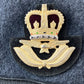 British RAF Beret w/ Officer's Badge - Large