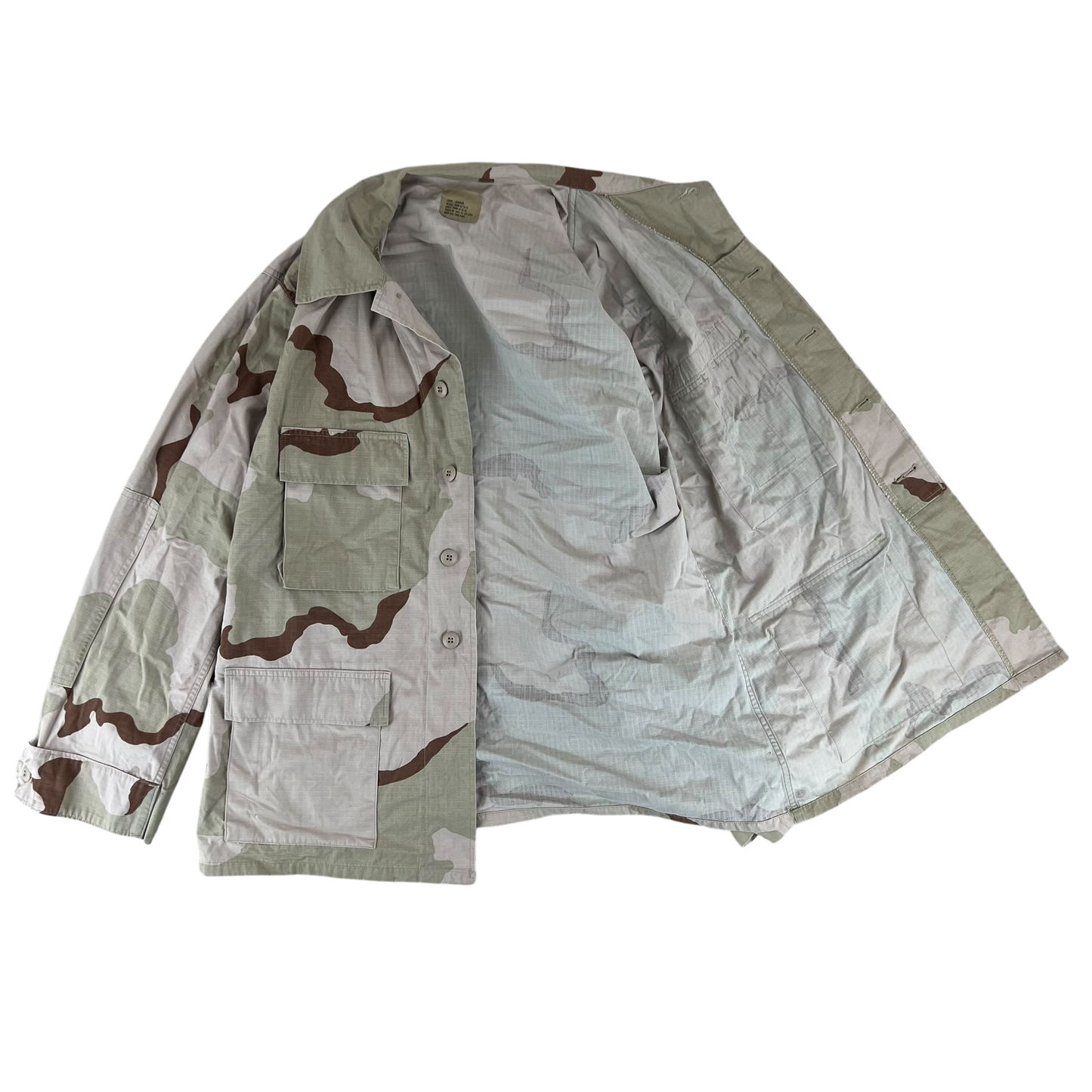 US Air Force Tri-Colour Desert "Coffee Stain" Camo Combat Jacket - Large