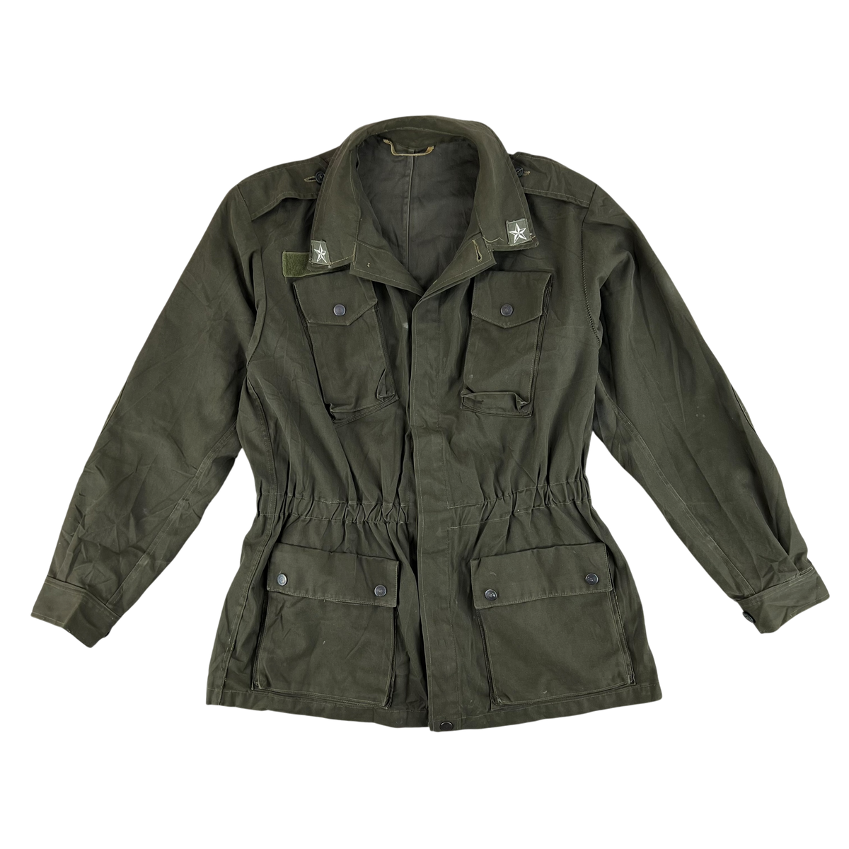 Italian Army Olive Drab Roma 75 Safari Jacket - Medium