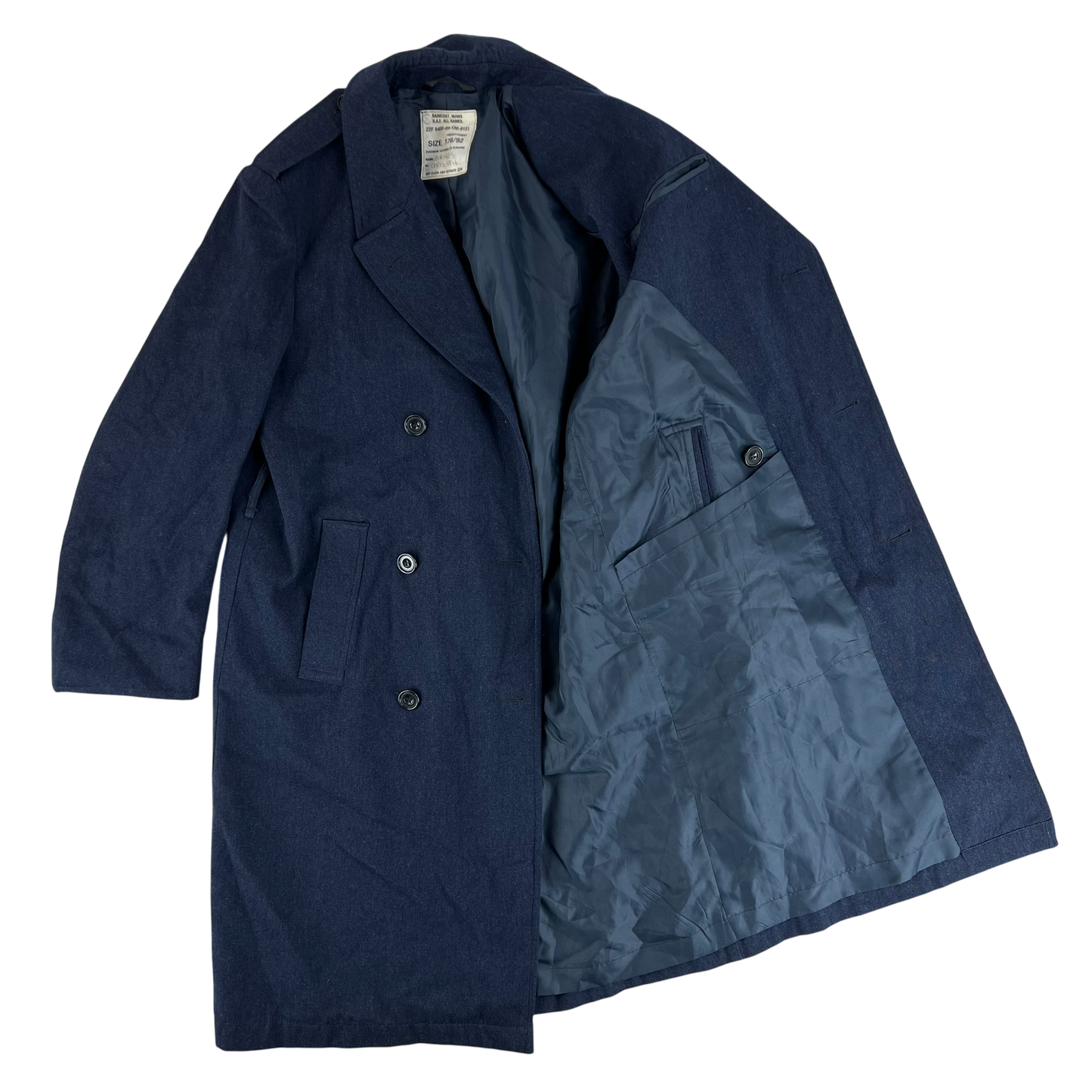 British RAF Raincoat Trench Coat - Medium 176/92