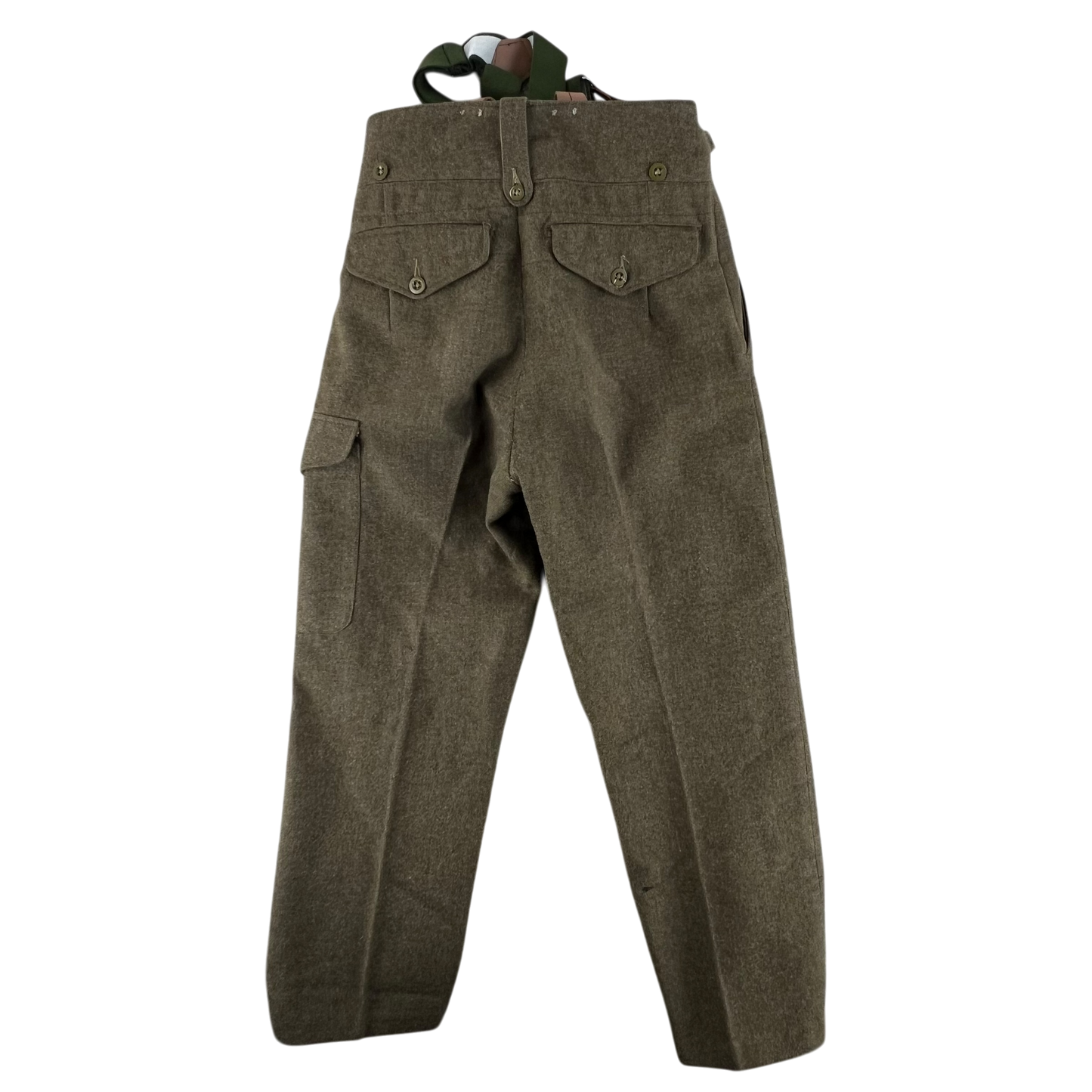 British Army 60s 1949 Pattern Khaki Battledress Trousers - W30 L29