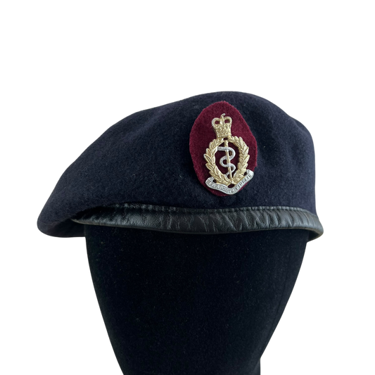 British Army Beret w/ Badge - Royal Army Medical Corps - Medium 58cm