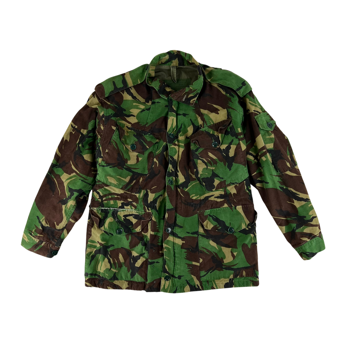 British Army 85 Pattern Woodland DPM Camo Combat Smock - Medium SIZE 2
