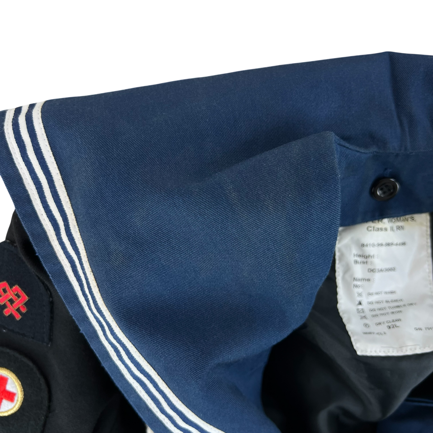 British Royal Navy Women's Class II Jumper Sailor's Top - Medium 92L