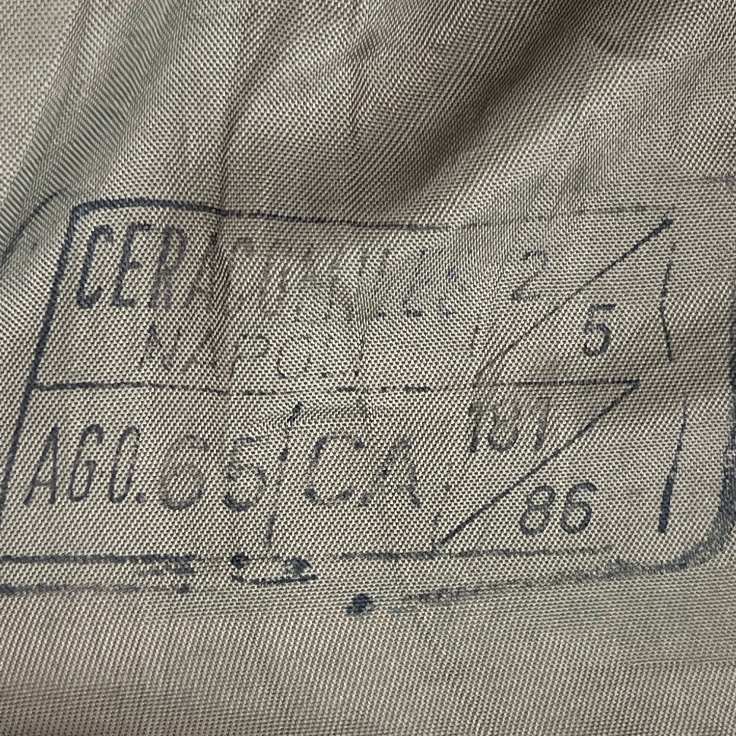Italian Army 60s Khaki Greatcoat - Large
