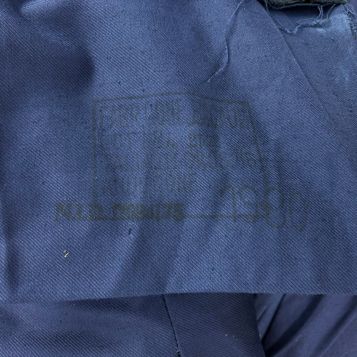Romanian People's Navy 80s Blue Wool Greatcoat - Medium