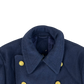 Romanian People's Navy 80s Blue Wool Greatcoat - Medium