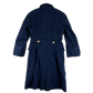 Romanian People's Navy 80s Blue Wool Greatcoat - Medium