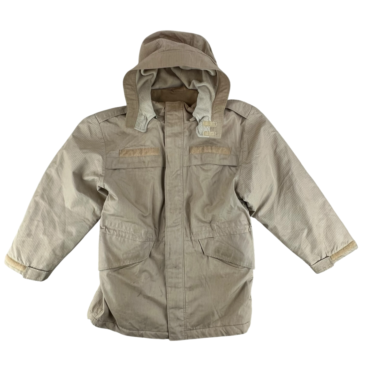 Romanian Army Tan Thermal Ripstop Parka Coat - Medium
