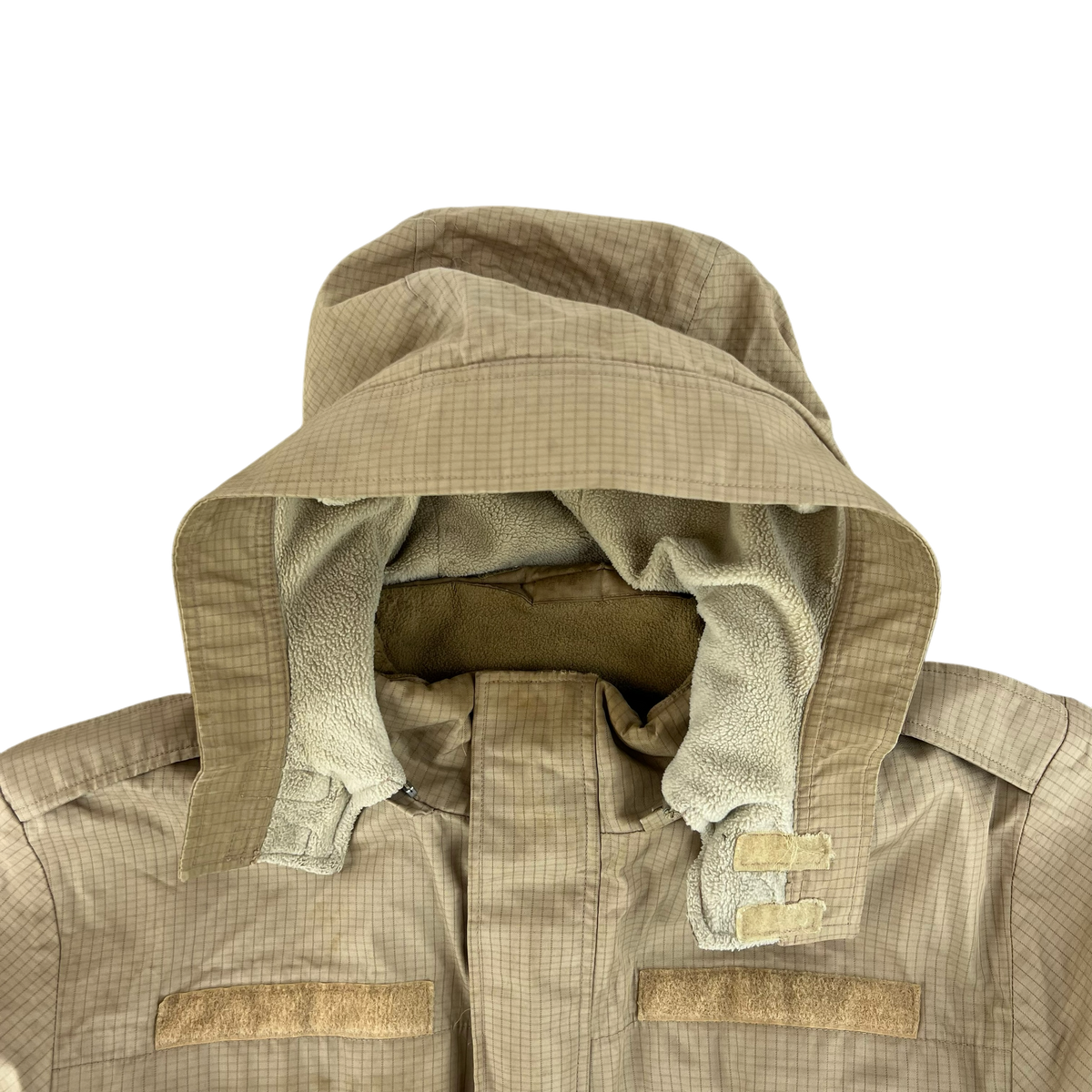 Romanian Army Tan Thermal Ripstop Parka Coat - Medium