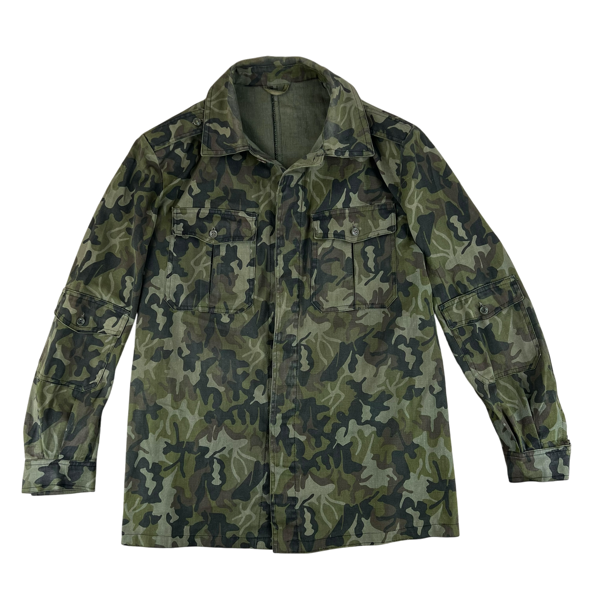 Romanian Army M1990 Leaf Camouflage Jacket - Medium