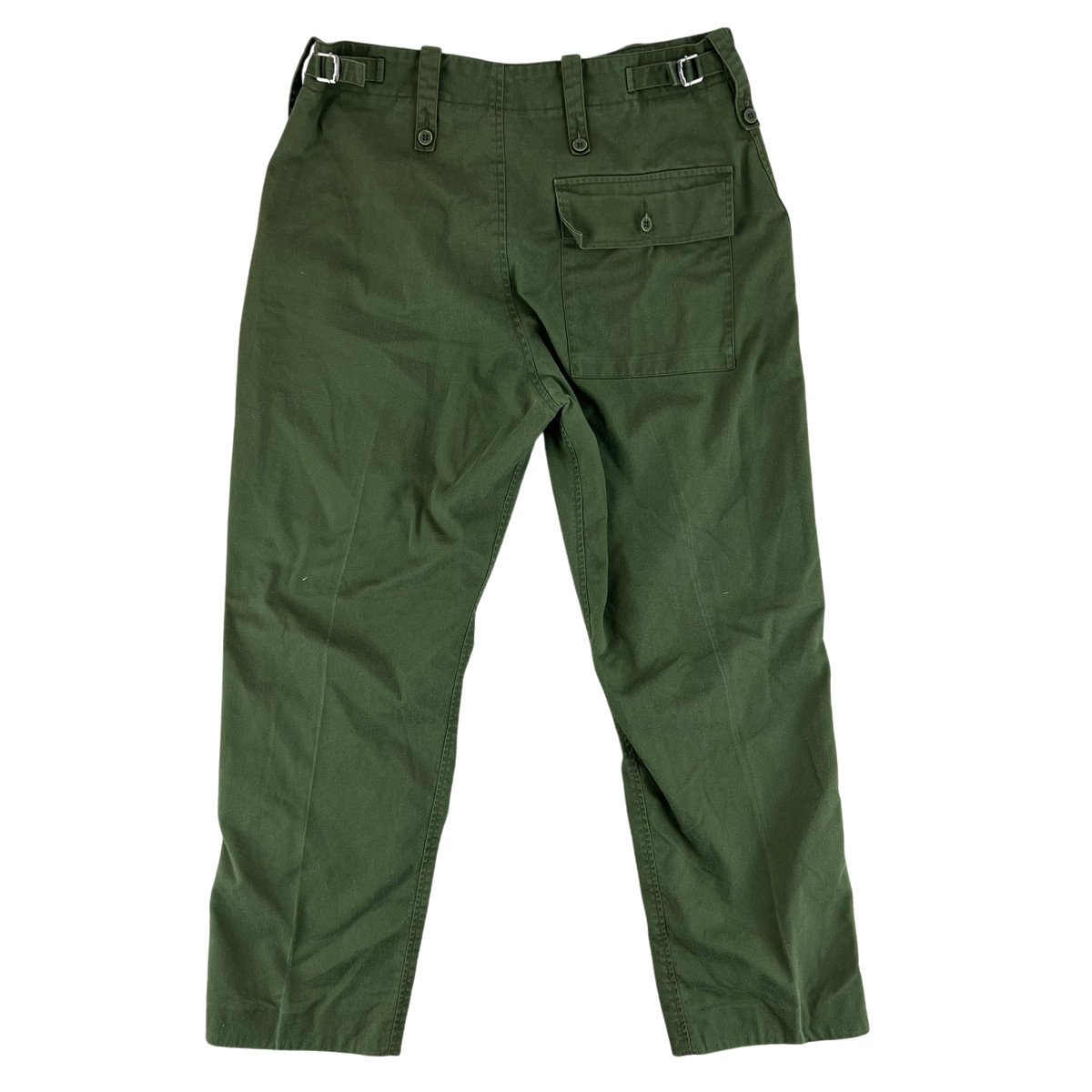 British Army Olive Green Fatigue Work Trousers - W34 L31