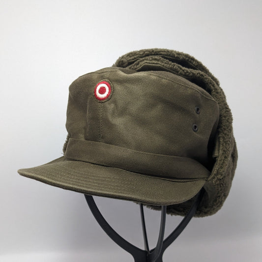 Austrian Army Olive Drab Cold Weather Winter Trapper Cap