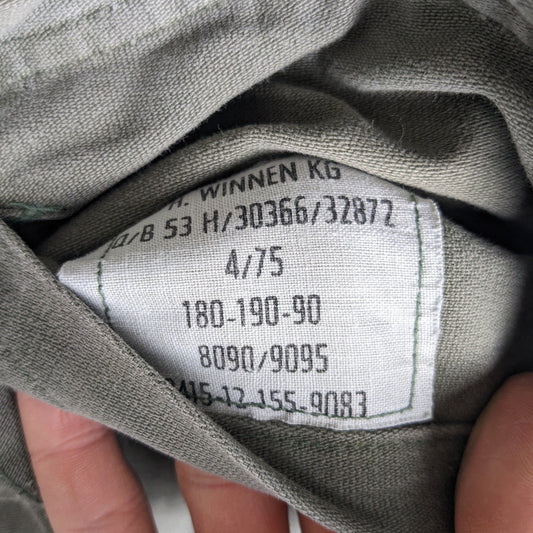 West German Army Field Grey Long Sleeve Field Shirt