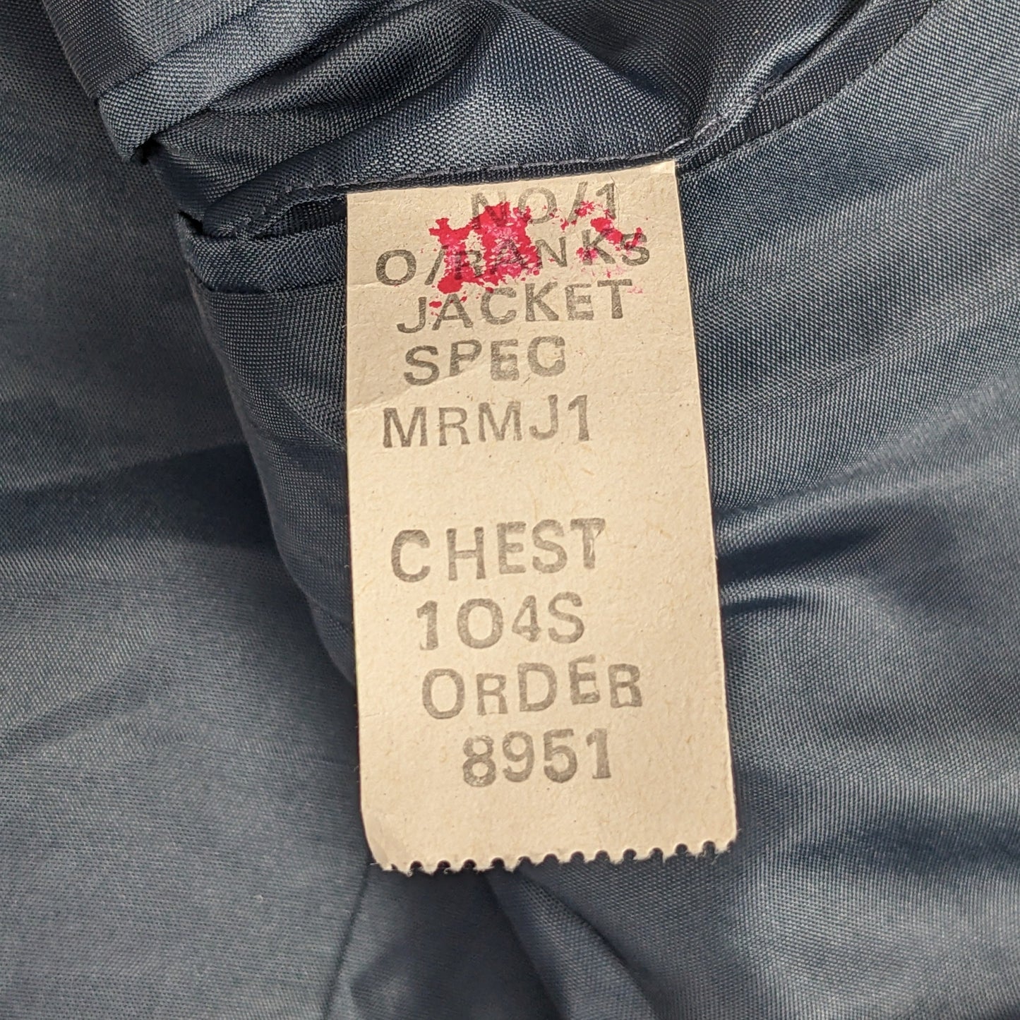 British Air Force RAF No. 1 O.A. Dress Jacket - 1980s