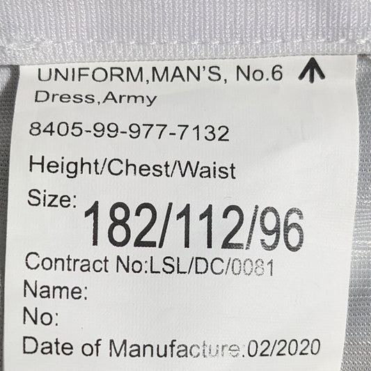British Army No. 6 Dress Uniform Trousers - Large / Long