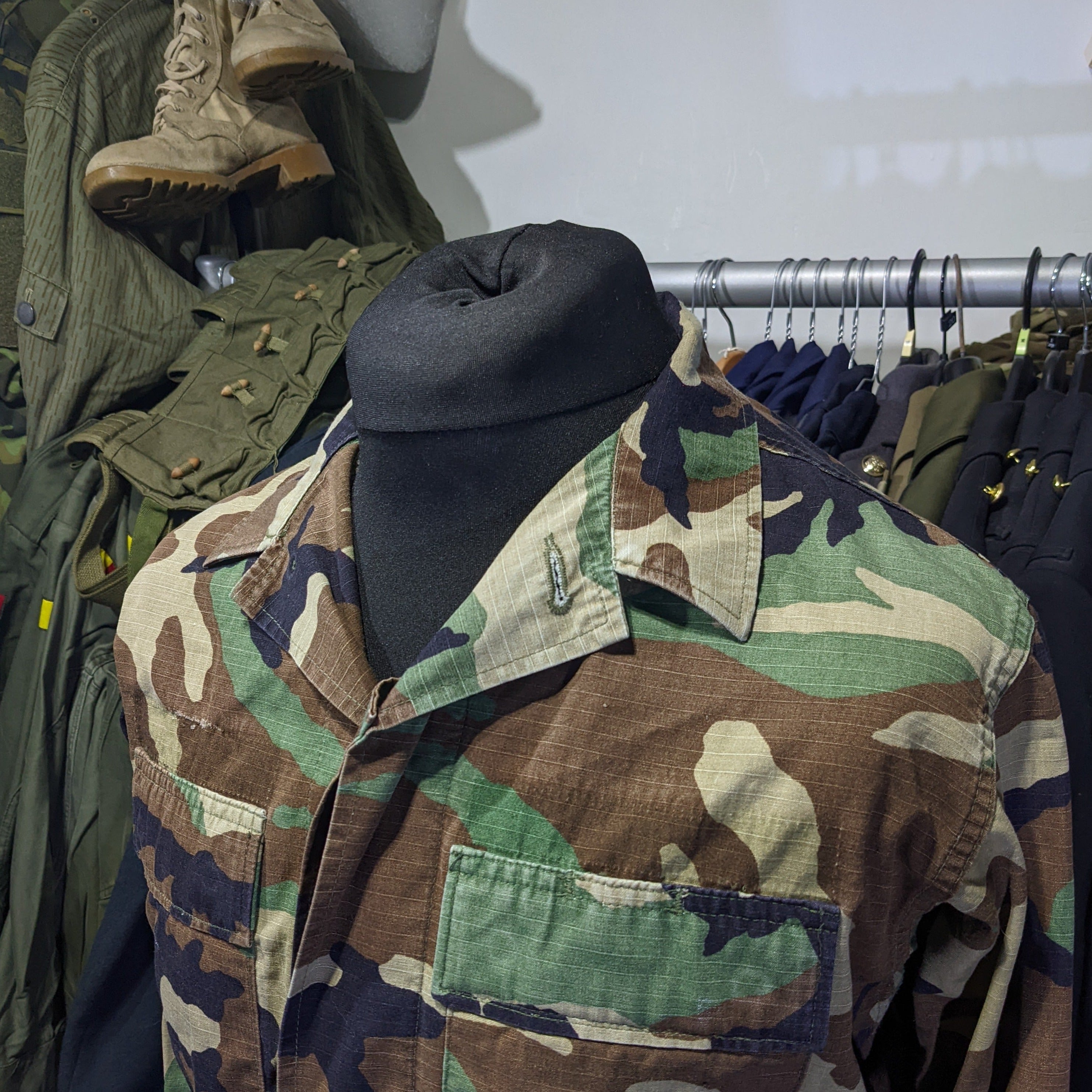 Us army woodland deals camo jacket