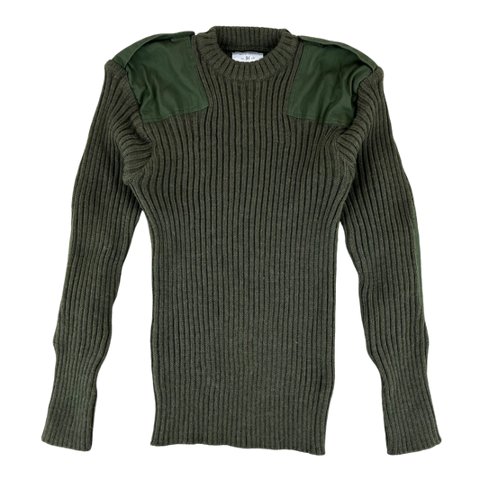 British Army Olive OG Utility Jersey Pullover Jumper - Medium 94cm