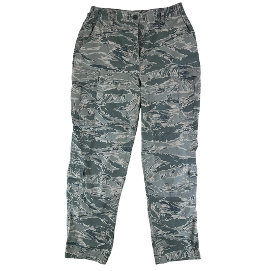 US Air Force Digital Tiger Stripe DTS Pixel Camouflage BDU Women's Combat Trousers - W33 L33