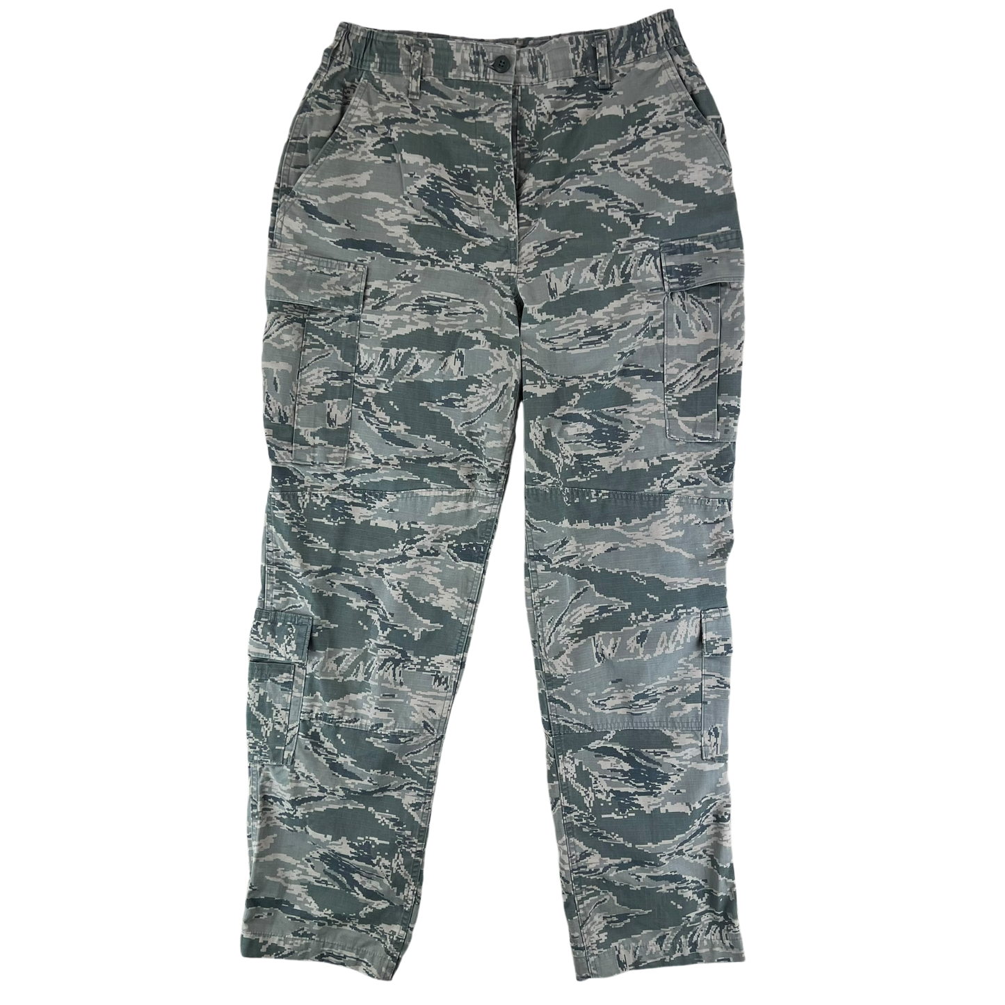 US Air Force Digital Tiger Stripe DTS Pixel Camouflage BDU Women's Combat Trousers - W33 L33