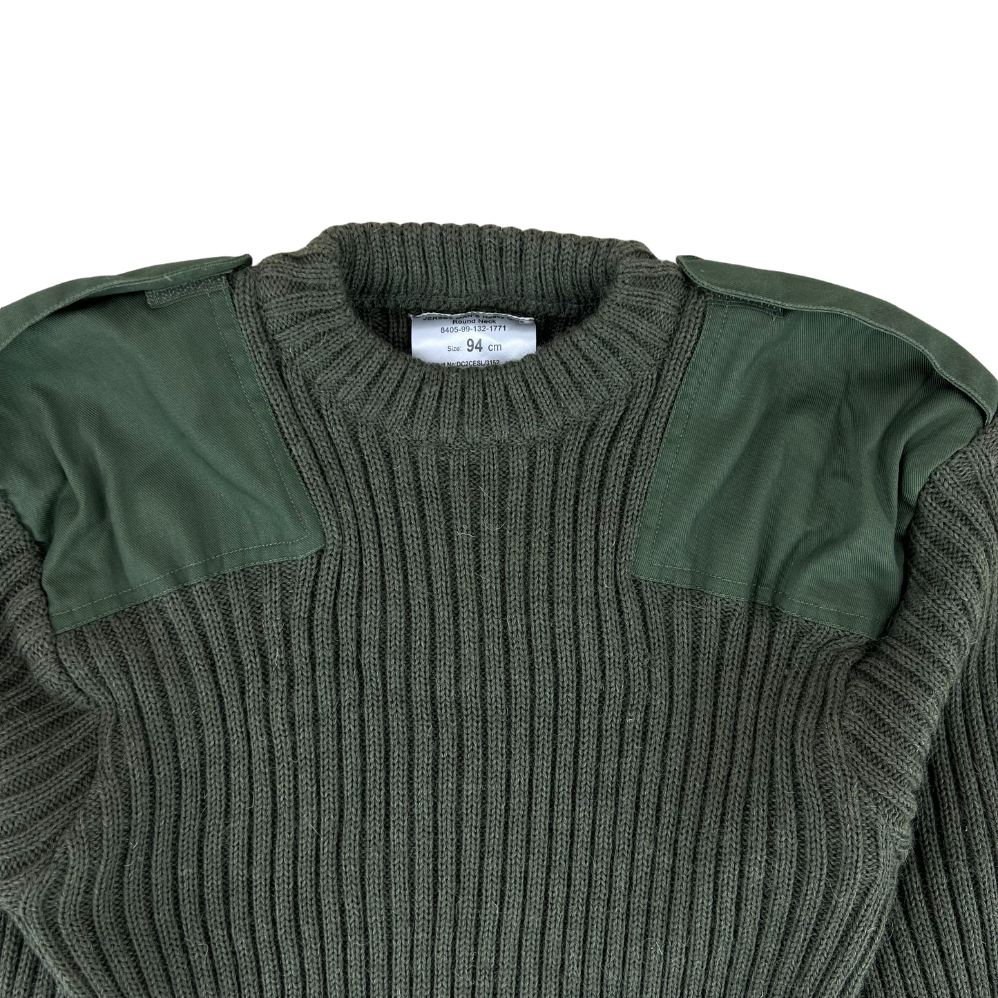 British Army Olive OG Utility Jersey Pullover Jumper - Medium 94cm