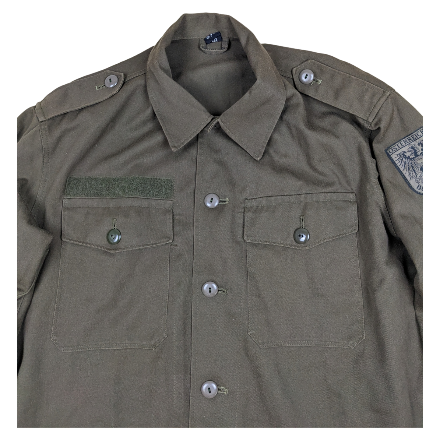 Austrian Army Brown Long Sleeve Field Shirt