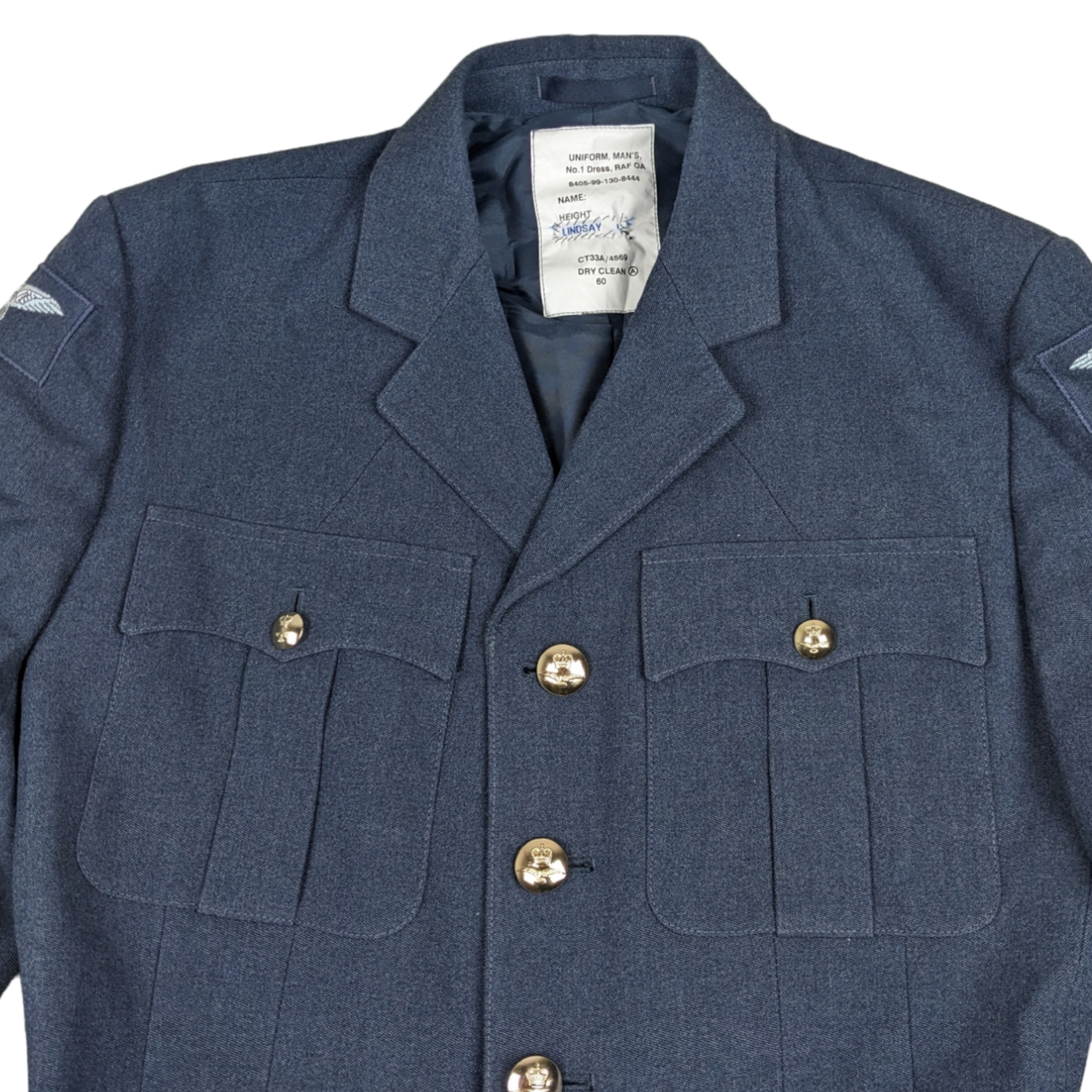 British Air Force RAF No. 1 O.A. Dress Jacket - 1980s