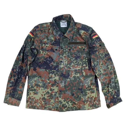 German Army Flecktarn Camouflage Long Sleeve Field Shirt