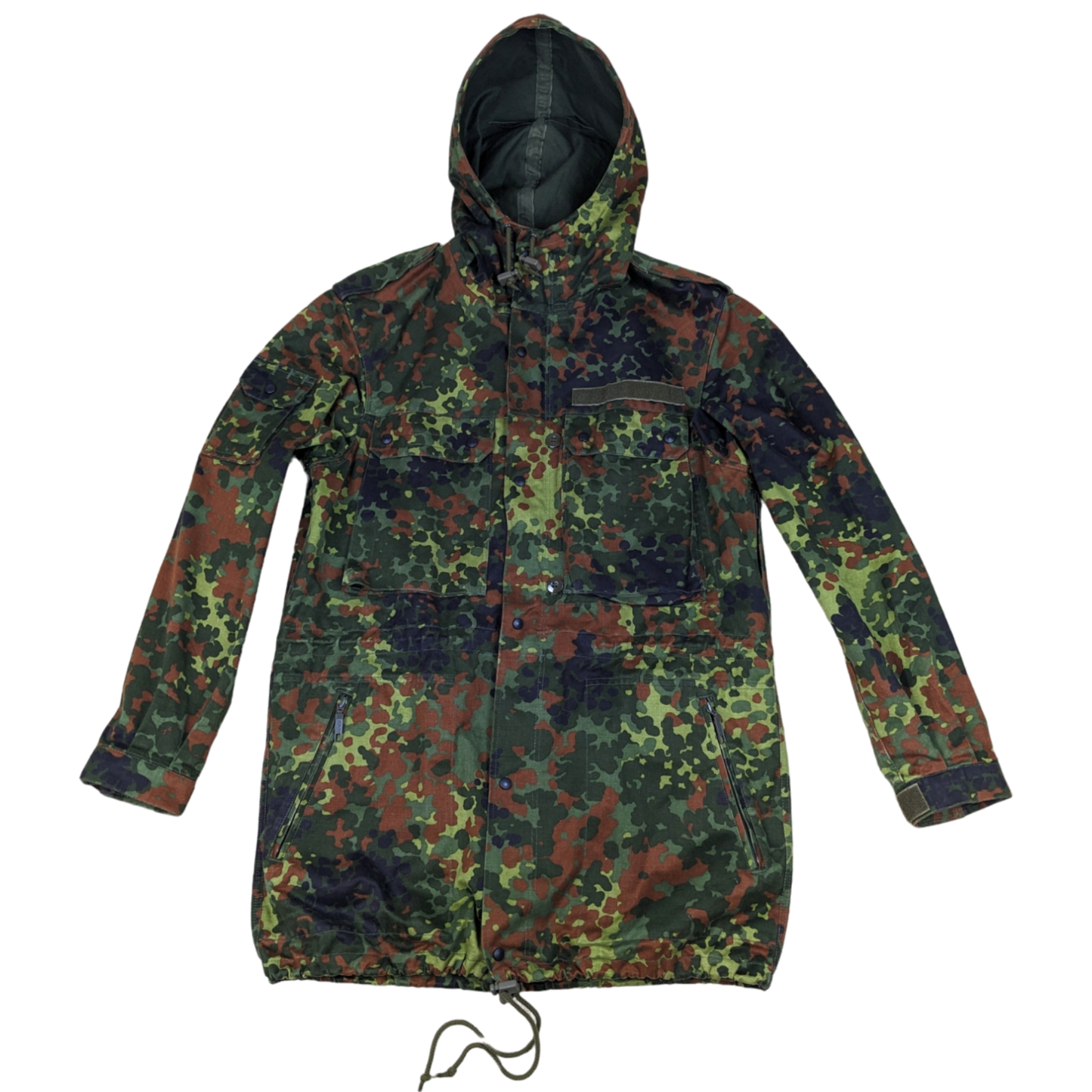 German Army Flecktarn Camouflage Combat Parka Jacket