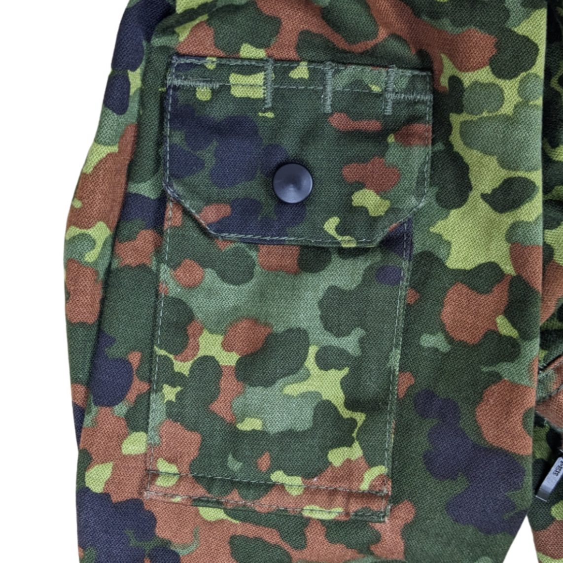 German Army Flecktarn Camouflage Combat Parka Jacket