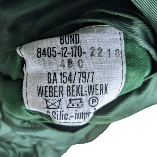 West German Police Border Guards BGS Dress Jacket