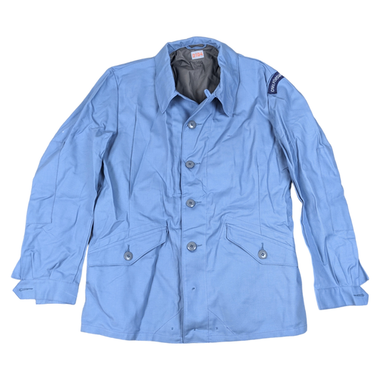 Swedish Civil Defense M59 Sky Blue Chore Coat / Jacket