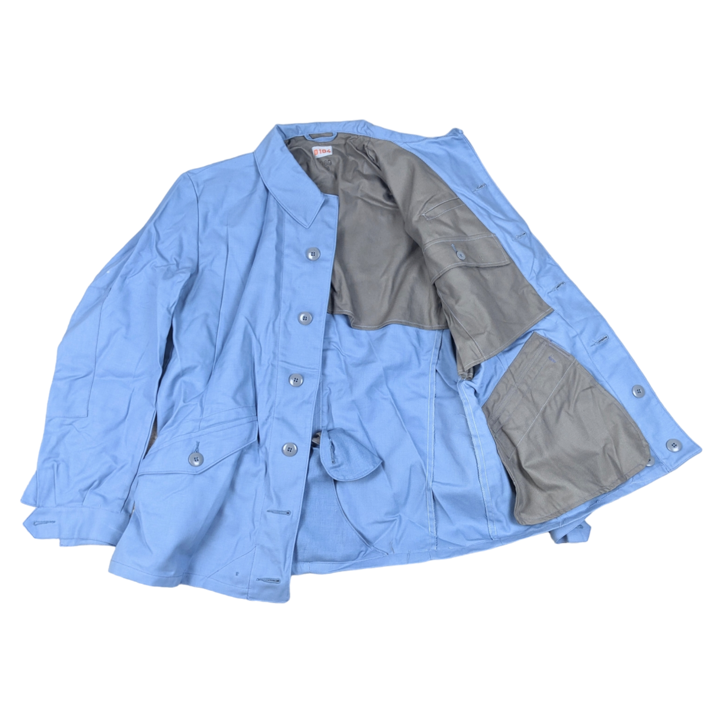 Swedish Civil Defense M59 Sky Blue Chore Coat / Jacket