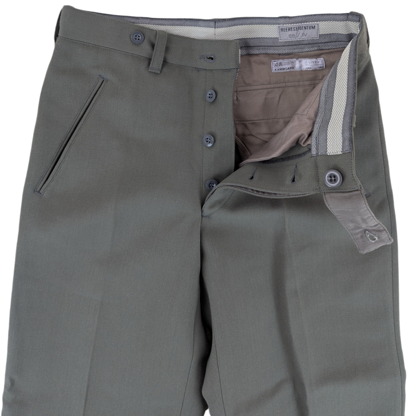 Austrian Army Field Grey Dress Trousers - W28 L32