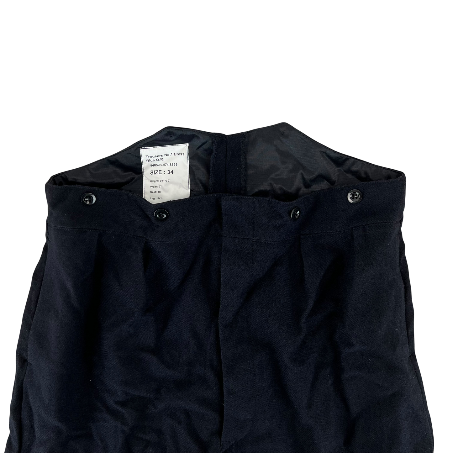 British Army No. 1 Dress Trousers Blue O.R. All Ranks - W38 L32